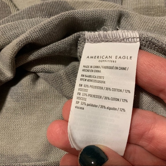 American Eagle - Camo Tee - Sz: XS - Picture 5 of 5